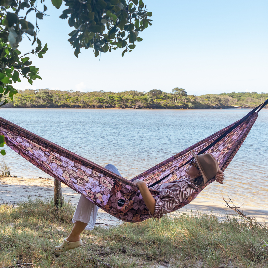 Summer Blooms- Double Camping Hammock