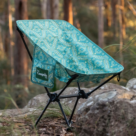 Seafoam Blooms Everywhere Chair