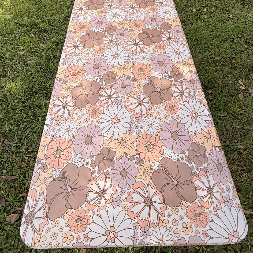 Bare Boho 6ft Stretch Camping Table Cover