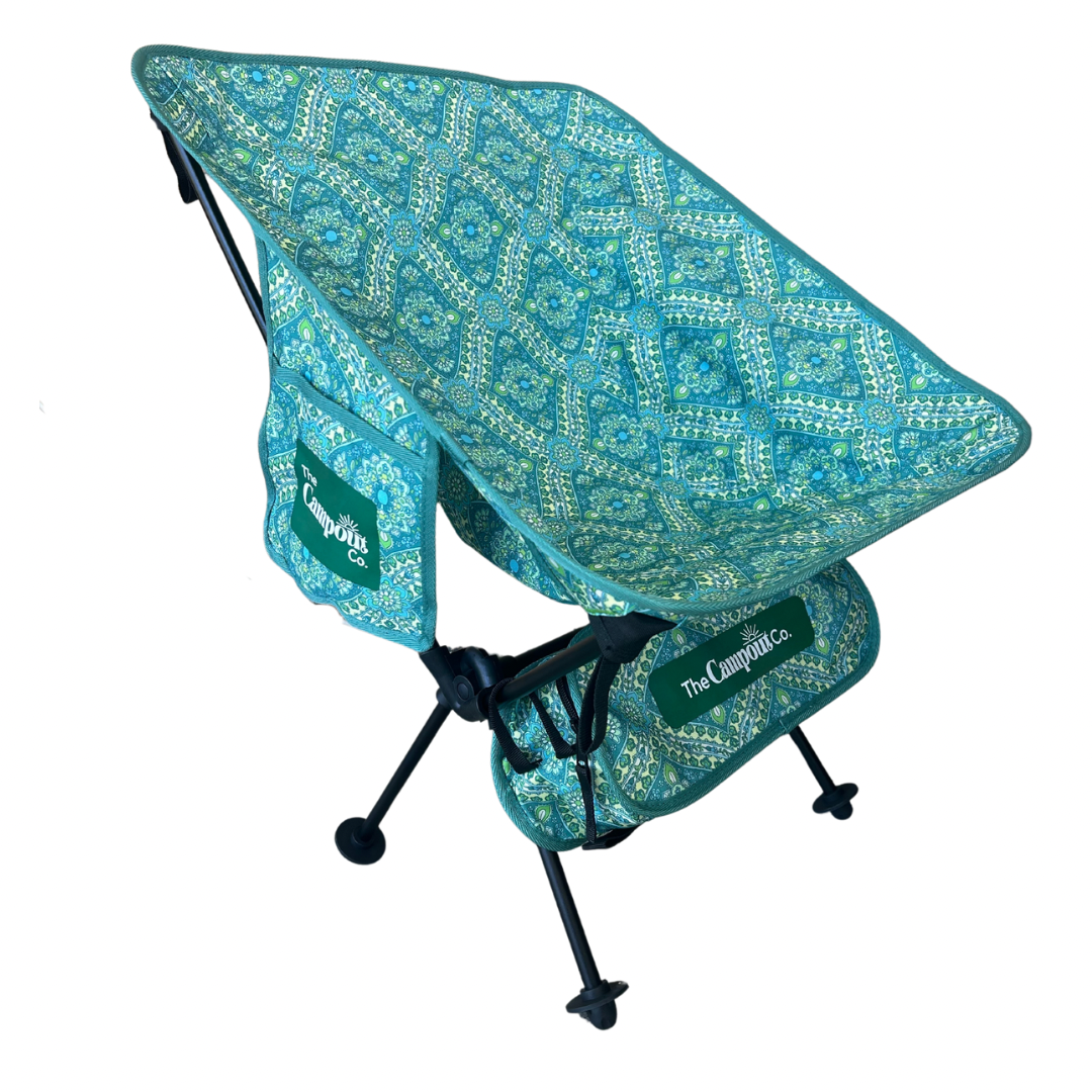 Seafoam Blooms Everywhere Chair