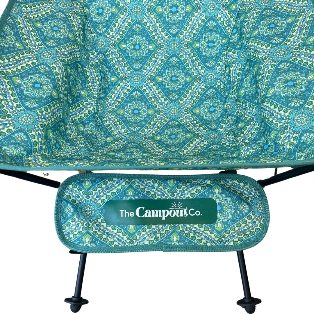 Seafoam Blooms Everywhere Chair