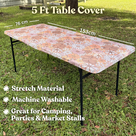 5ft Bare Boho Stretch Camping Table Cover  *Incorrectly labelled*