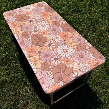 4ft Bare Boho Stretch Camping Table Cover