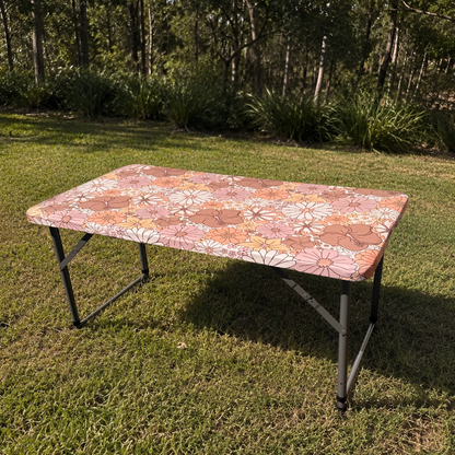 4ft Bare Boho Stretch Camping Table Cover