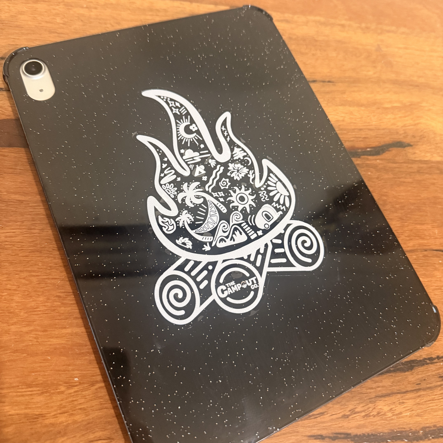 Campfire Clear Vinyl Sticker