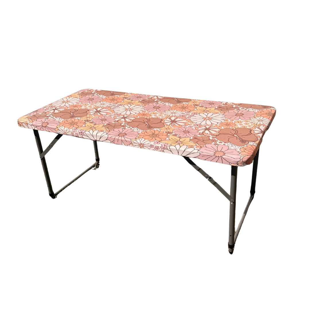 4ft Bare Boho Stretch Camping Table Cover