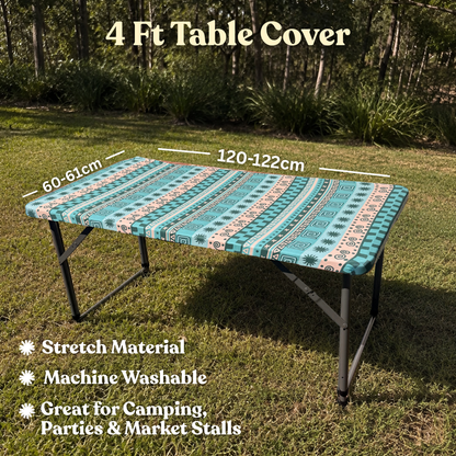4ft Laguna Stretch Camping Table Cover