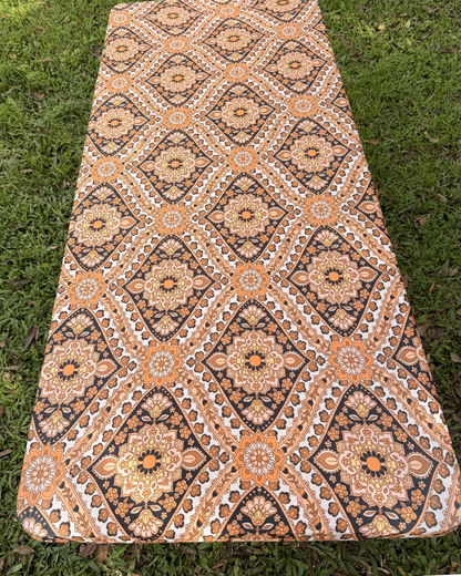 5ft Wildfire Blooms Stretch Camping Table Cover