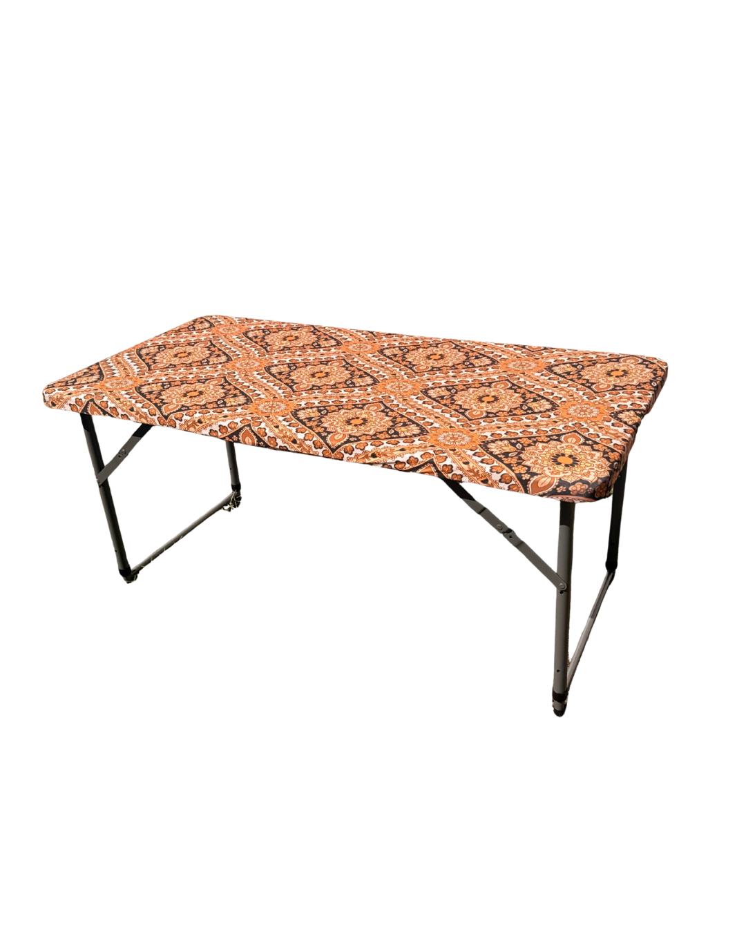 4ft Wildfire Blooms Stretch Camping Table Cover
