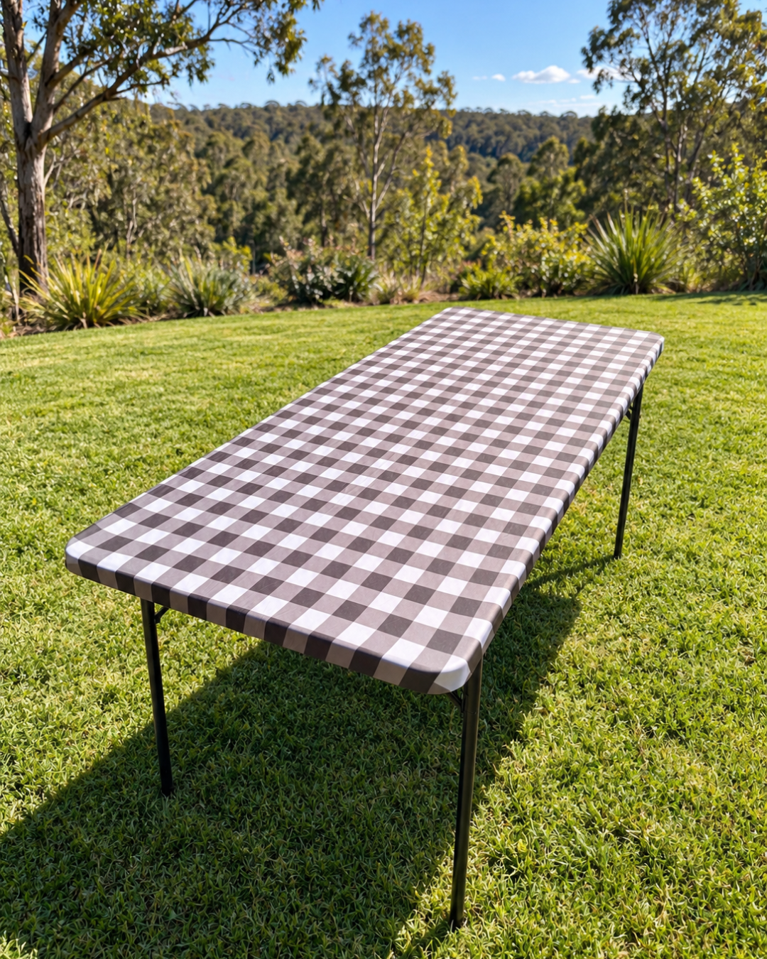 Noir Stretch Camping Table Cover
