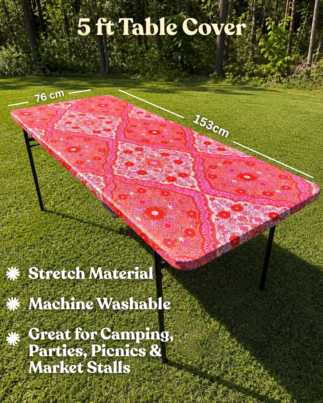 Rosita Stretch Camping Table Cover