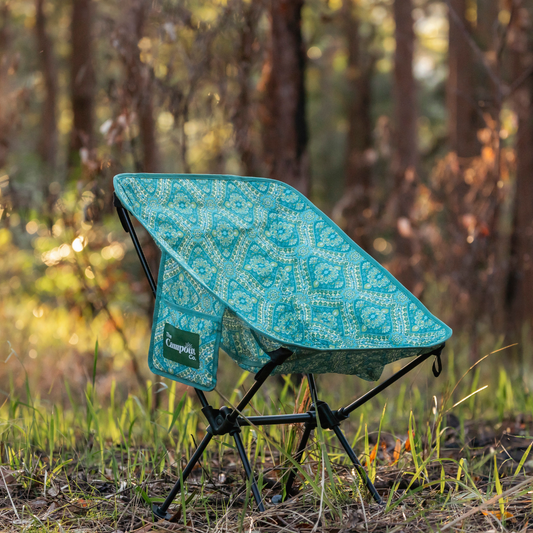 Seafoam Blooms Everywhere Chair