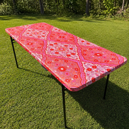 6 Ft Rosita Stretch Camping Table Cover