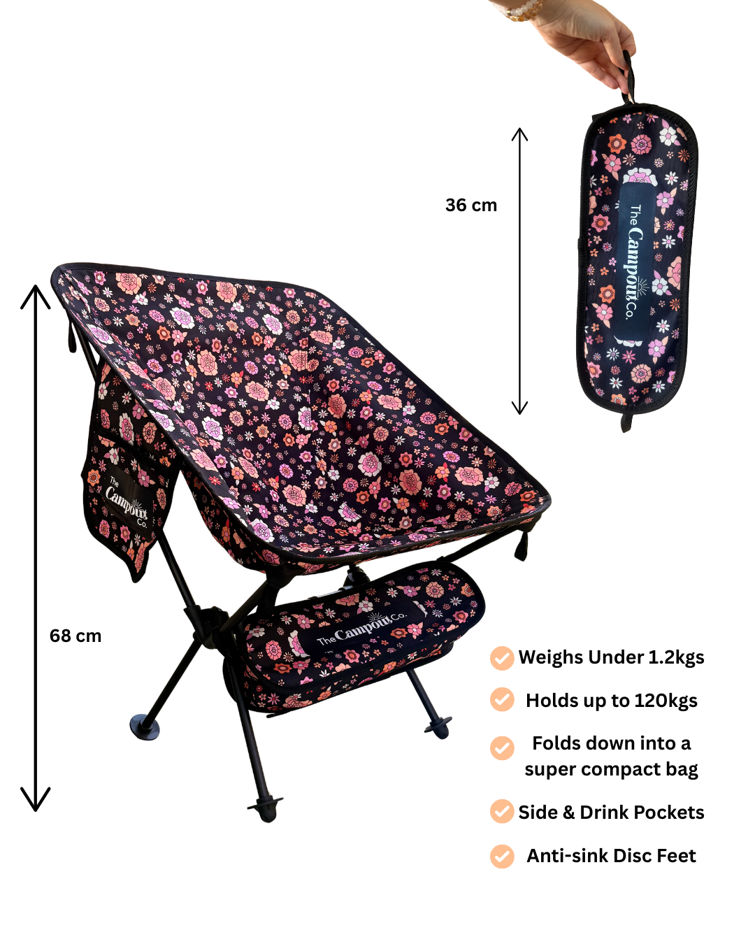 Midnight Bloom Everywhere Chair