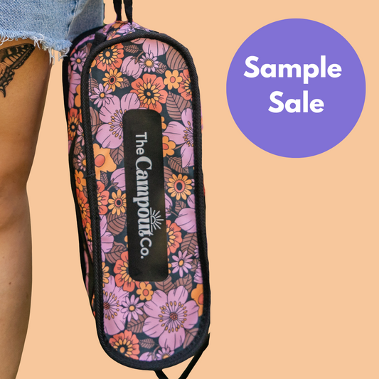 SAMPLE SALE - Summer Blooms - NO FRAME- Fabric seat & Bag ONLY